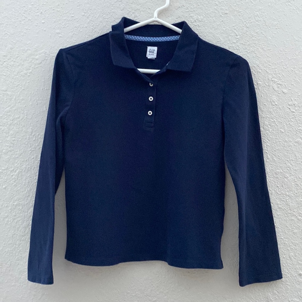 Gap Kids Long Sleeve T. Shirt. Size L Plus. Blue. Pre Owned